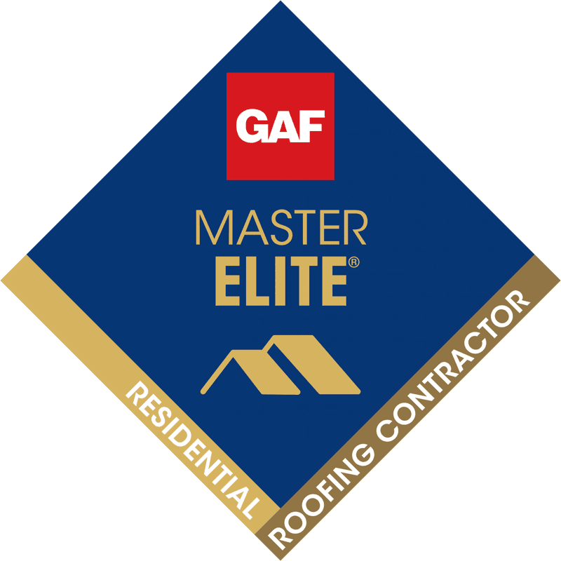 GAF Master Elite Residential Roofing Contractor emblem — the certification TMC Roofing holds.